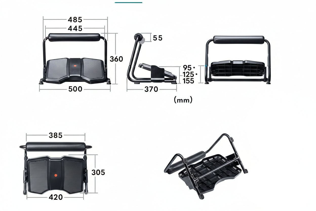 SpineShift DeskFlow™ Under-Desk Motion Trainer