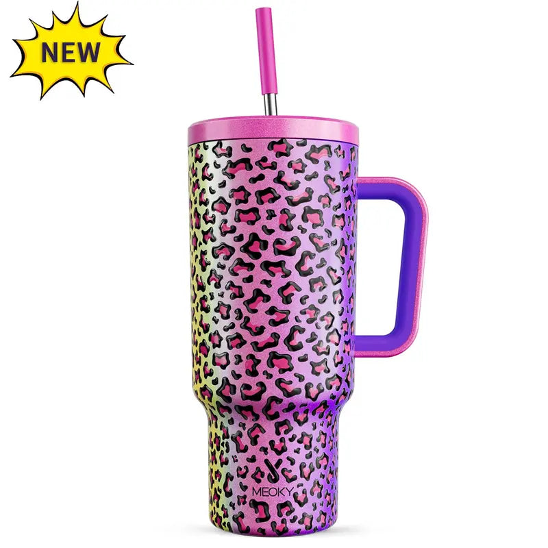 Portable Spring Tumbler Cups and Straw 