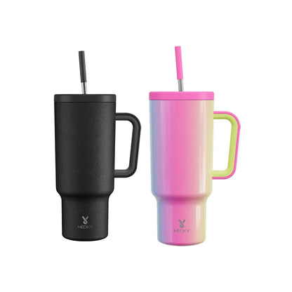 Portable Spring Tumbler Cups and Straw 