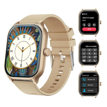 Multifunctional Message Reminder Smart Watch, 1 Piece Multiple Movement Modes Sports Watch, Fashionable Square Full Touch Screen Sports Watch