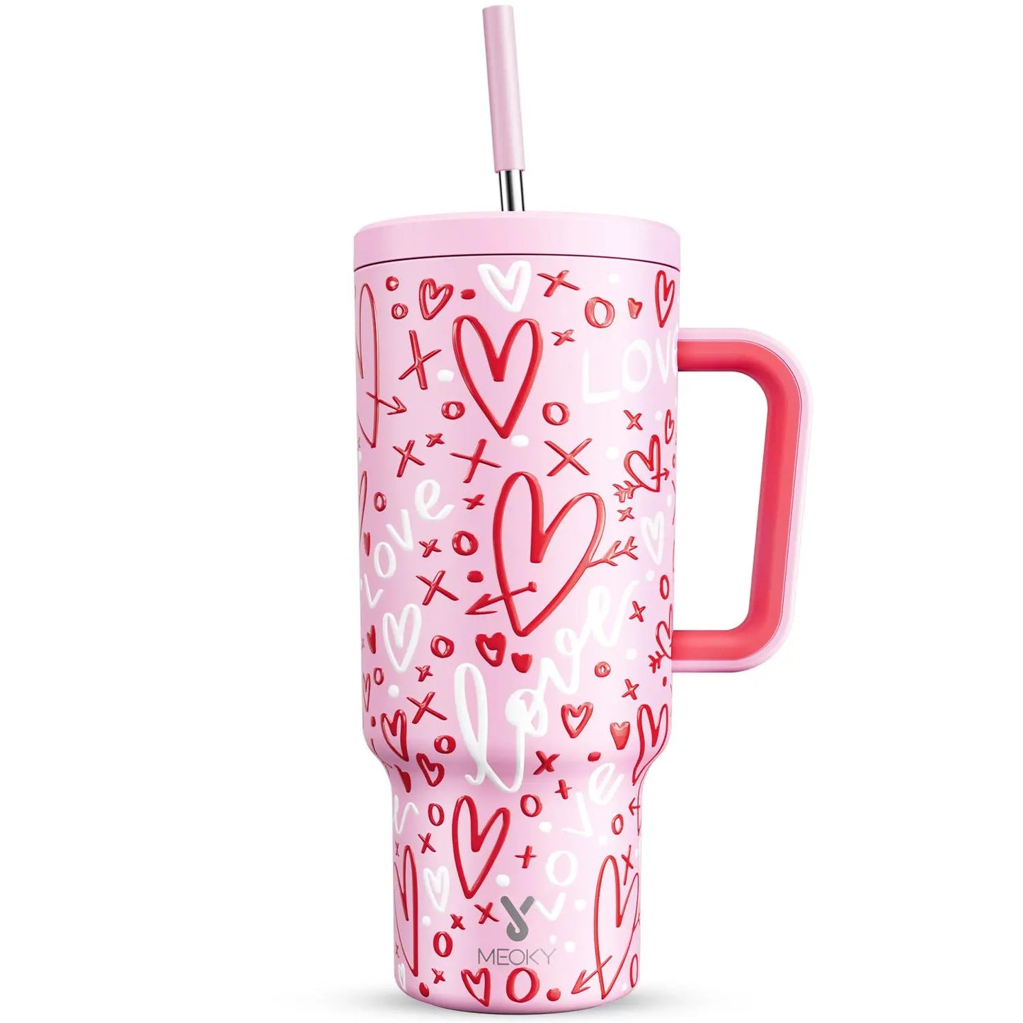 Portable Spring Tumbler Cups and Straw 