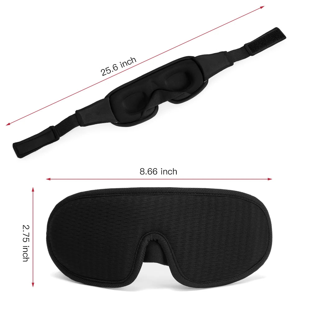 3D Sleeping Mask Block Out Light Blindfold Sleeping Aid