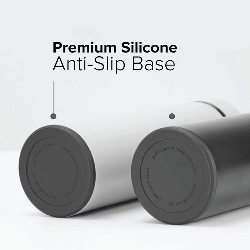 Stainless Steel Smart Water Bottle, Leak Proof, Double Walled, Keep Drink Hot & Cold.