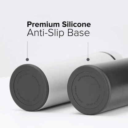 Stainless Steel Smart Water Bottle, Leak Proof, Double Walled, Keep Drink Hot & Cold.