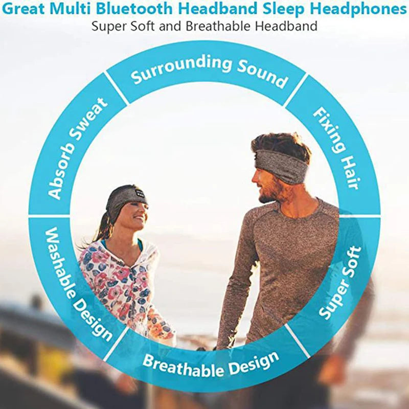 Sleep Mask Bluetooth Headband Comfortable Wireless Music