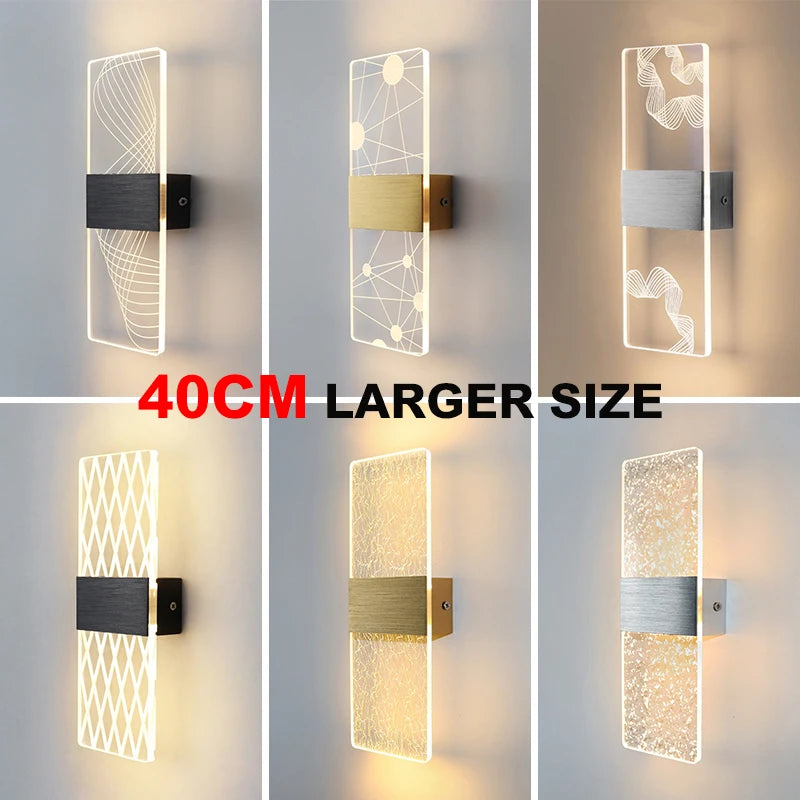 Acrylic Wall Light LED Indoor Sconce Lamp