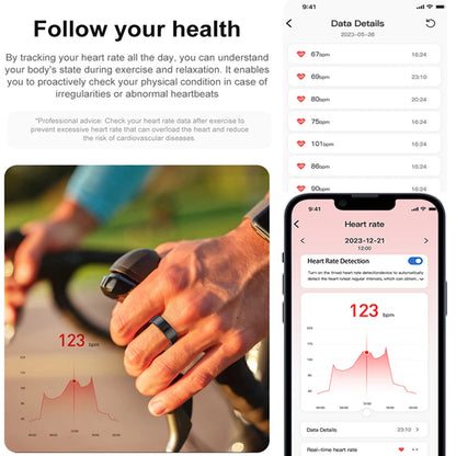 Smart ring Health Tracker,  Sleep Tracker Waterproof