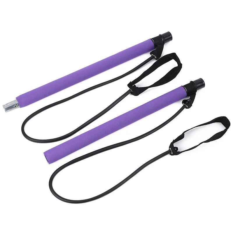 Yoga CrossFit Resistance Bands Exerciser Pull Rope Portable Gym Workout