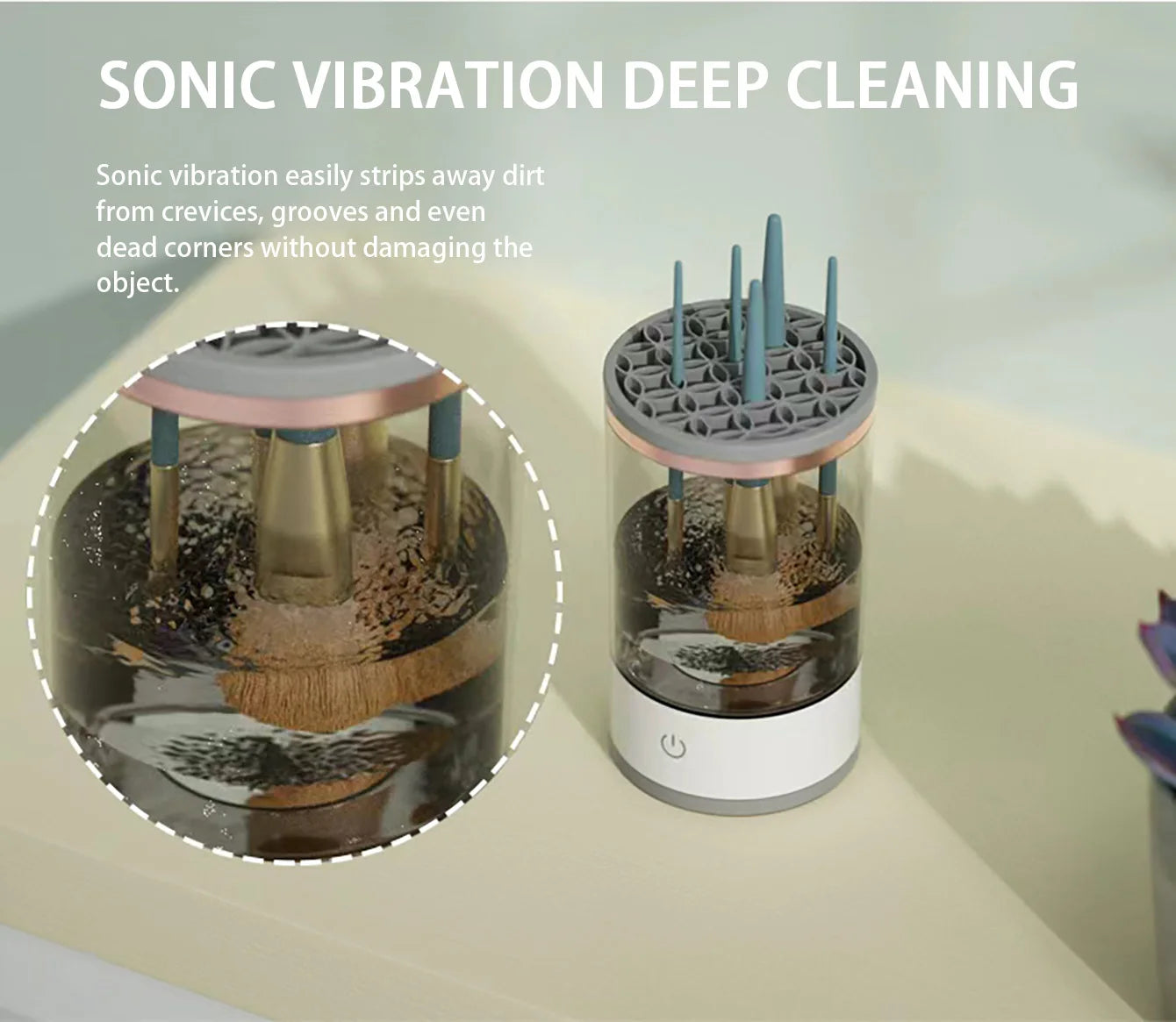 Automatic Electric Makeup Brush Machine Quick Dry Tool