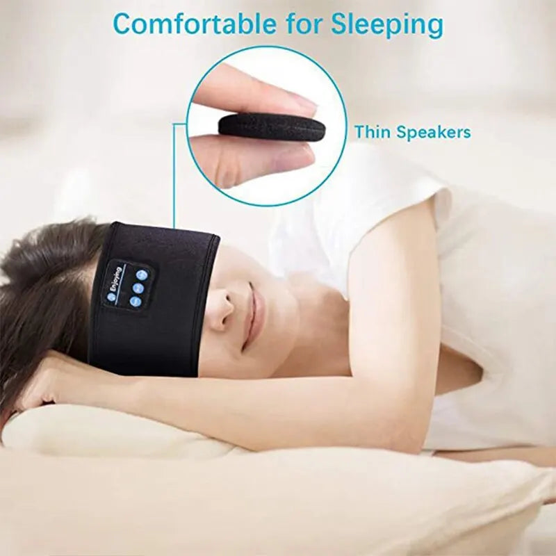 Bluetooth Earphones Sports Sleeping Headband Elastic Wireless