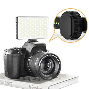120 LED Selfie Lights Clip Fill Video Light with Front & Back Clip for Phone iPad