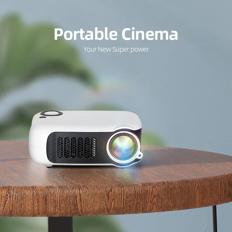 A2000 MINI Projector 800 Lumens Home Cinema portable 3D LED Video