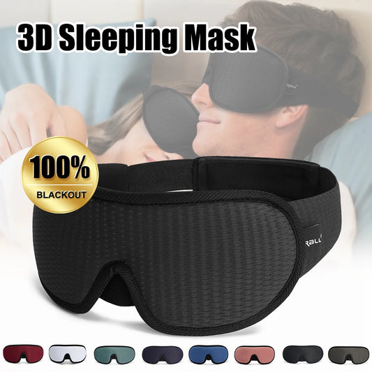 3D Sleeping Mask Block Out Light Blindfold Sleeping Aid