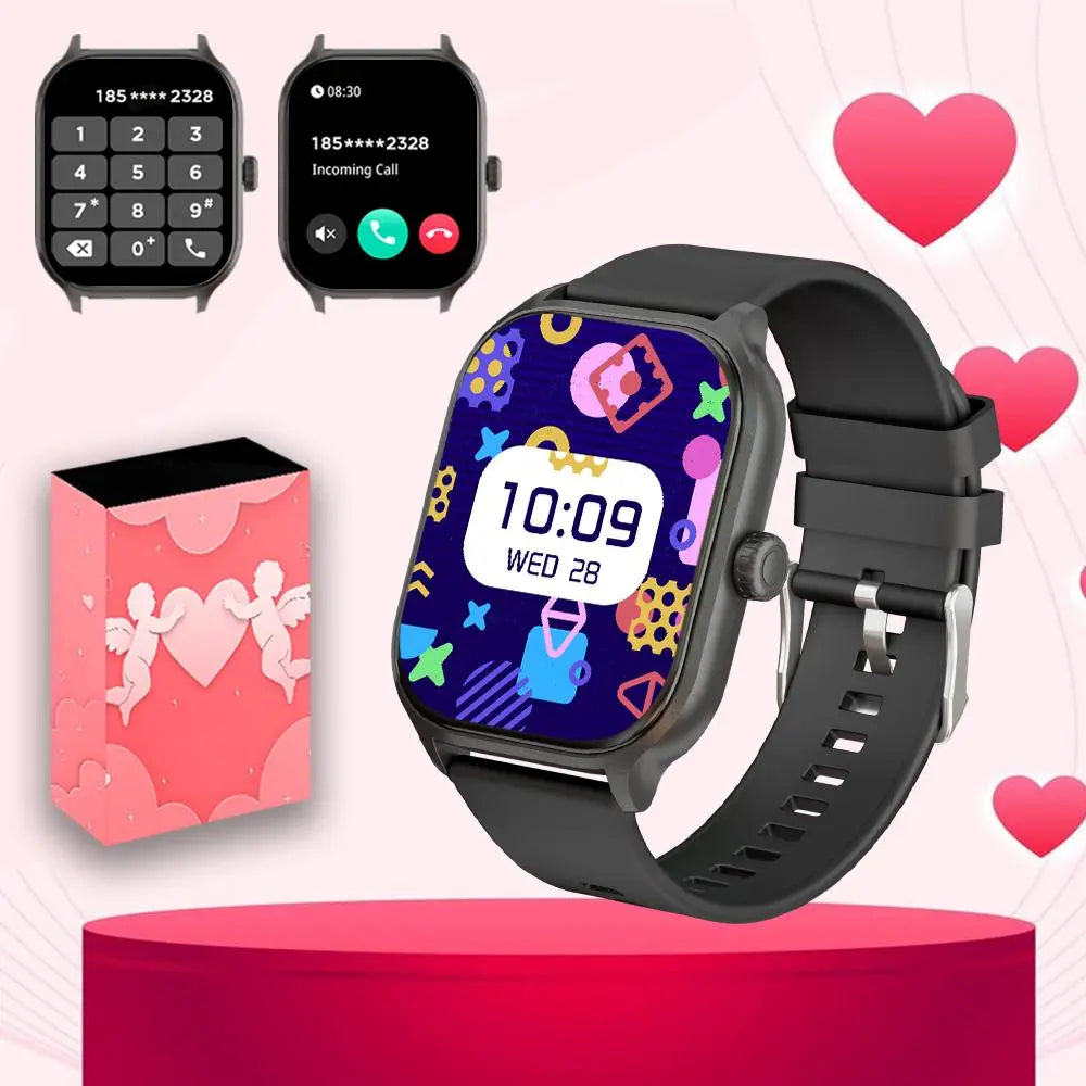 Multifunctional Message Reminder Smart Watch, 1 Piece Multiple Movement Modes Sports Watch, Fashionable Square Full Touch Screen Sports Watch