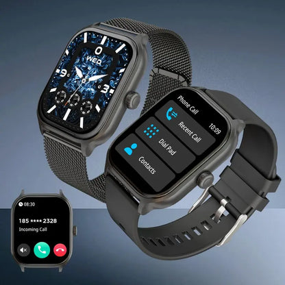 Multifunctional Message Reminder Smart Watch, 1 Piece Multiple Movement Modes Sports Watch, Fashionable Square Full Touch Screen Sports Watch