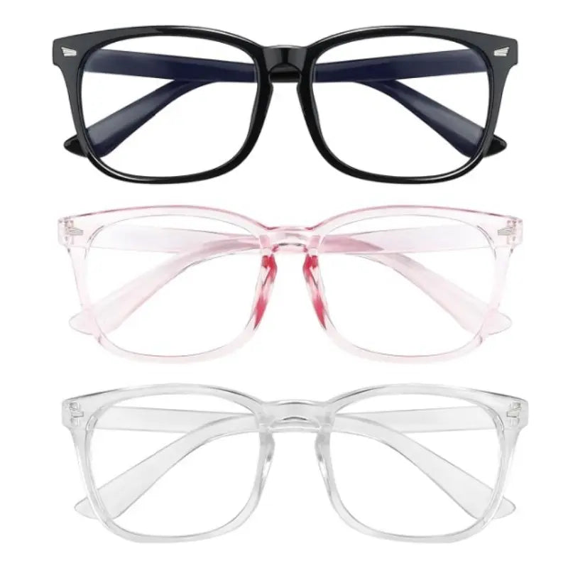 3 Pack Blue Light Glasses Men, Blue Light Glasses Women Eyeglasses Bluelight Eyestrain，Blue Light Blocking Glasses