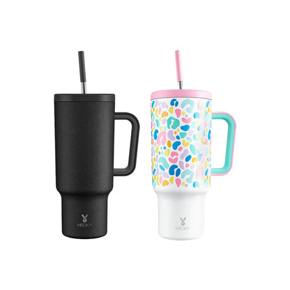 Portable Spring Tumbler Cups and Straw 