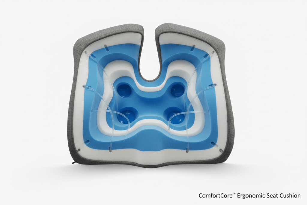 SpineShift ComfortCore™ Ergonomic Seat Cushion - SpineShiftSpine ShiftOffice Comfort